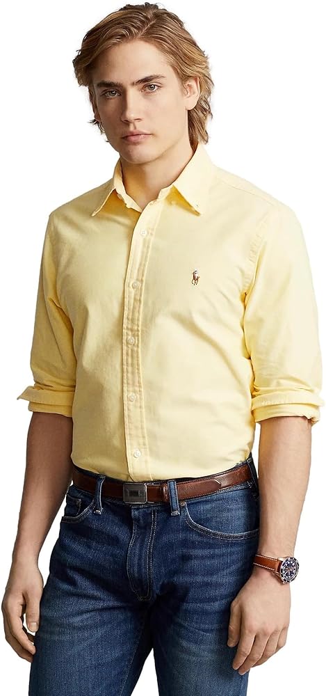 Polo Ralph Lauren Camisa Oxford clásica de manga larga para hombre⭐️⭐️⭐️⭐️⭐️