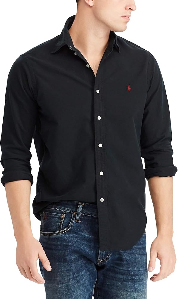 Polo Ralph Lauren Camisa Oxford clásica de manga larga para hombre⭐️⭐️⭐️⭐️⭐️